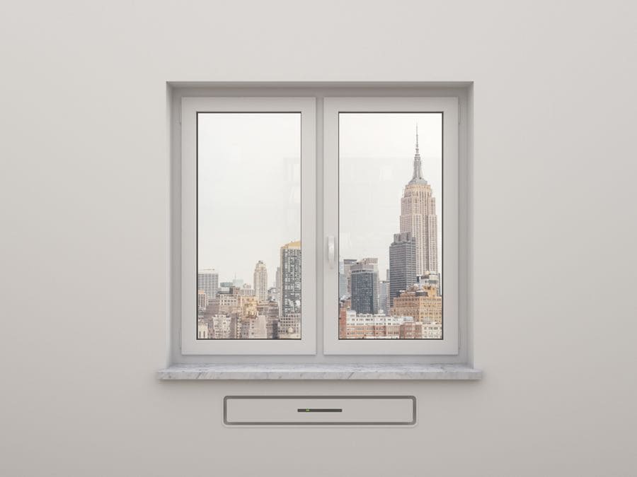 esi-xoneftos-aircare-topothetisi2 ESI Χωνευτός Μηχανισμός AIRCARE-Οριζόντια τοποθέτηση κάτω απο το παράθυρο